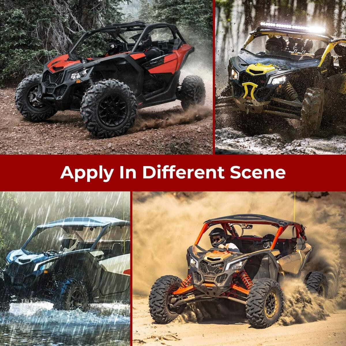 Kemimoto '17-'24 Can-Am Maverick X3 /Max Rear Windshield - Image 10