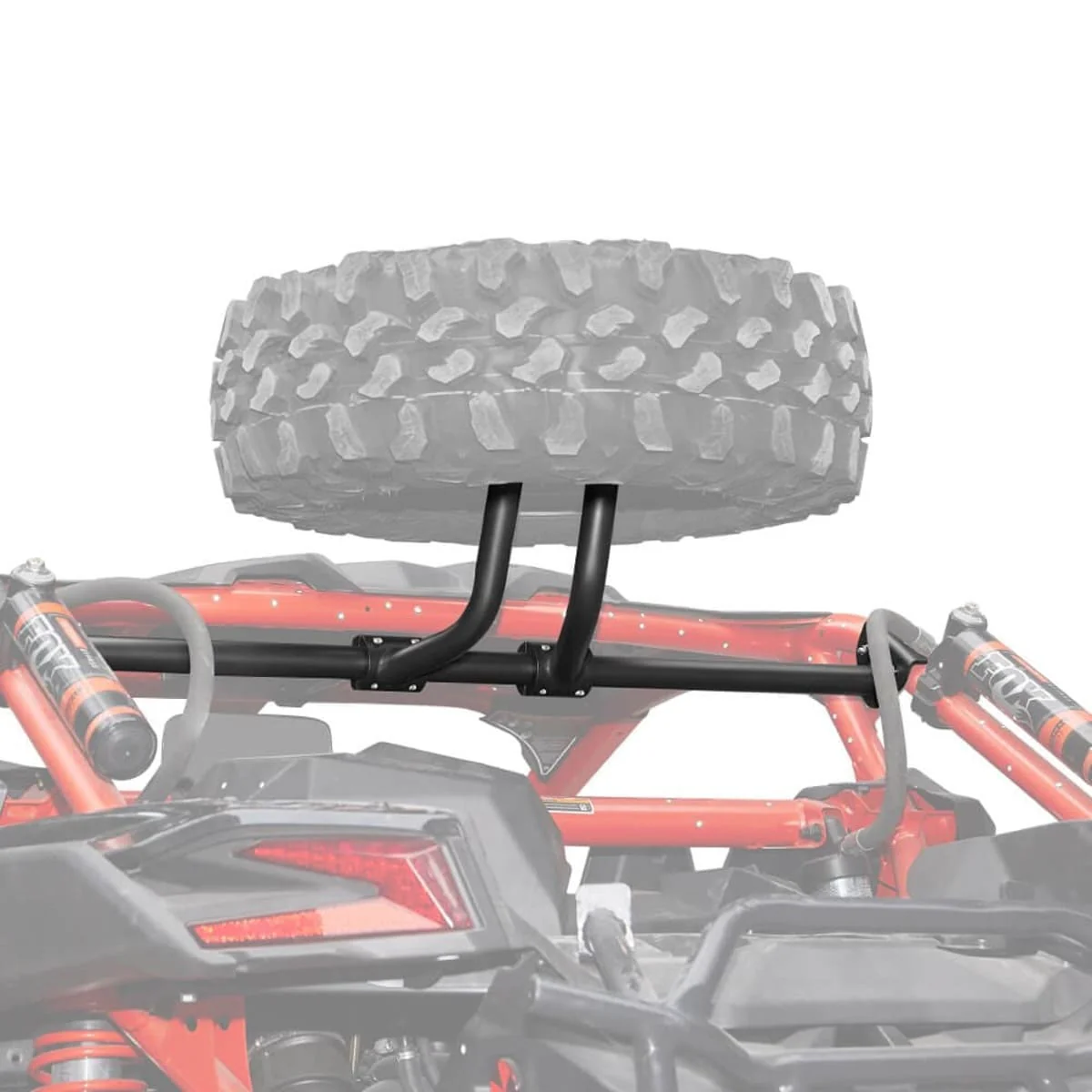 Kemimoto '17-'24 Can-Am Maverick X3 Tablet Holder & Spare Tire Carrier - Image 3