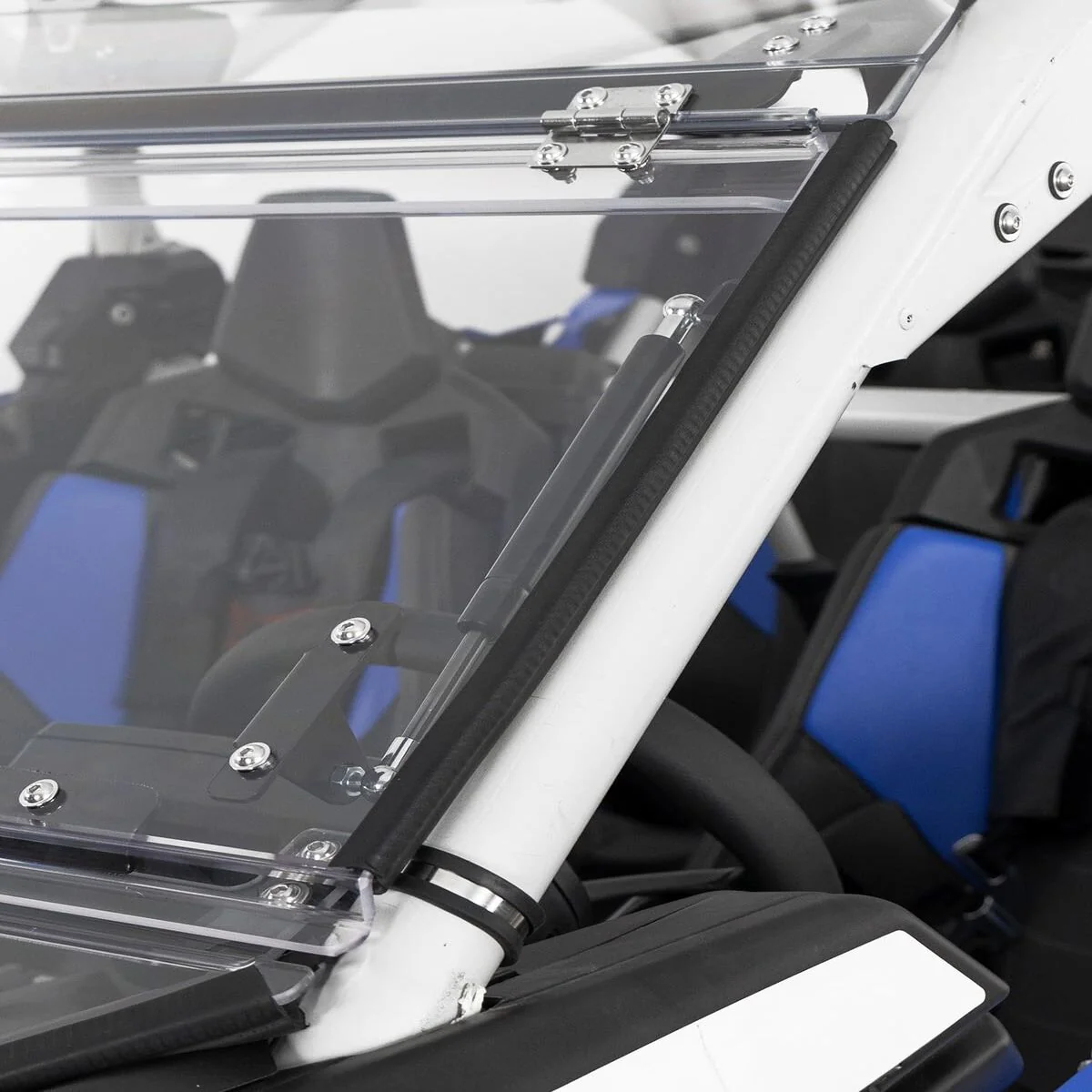 Kemimoto '17-'24 Can-Am Maverick X3 Upgraded Scratch Resistant Flip Windshield - Image 4