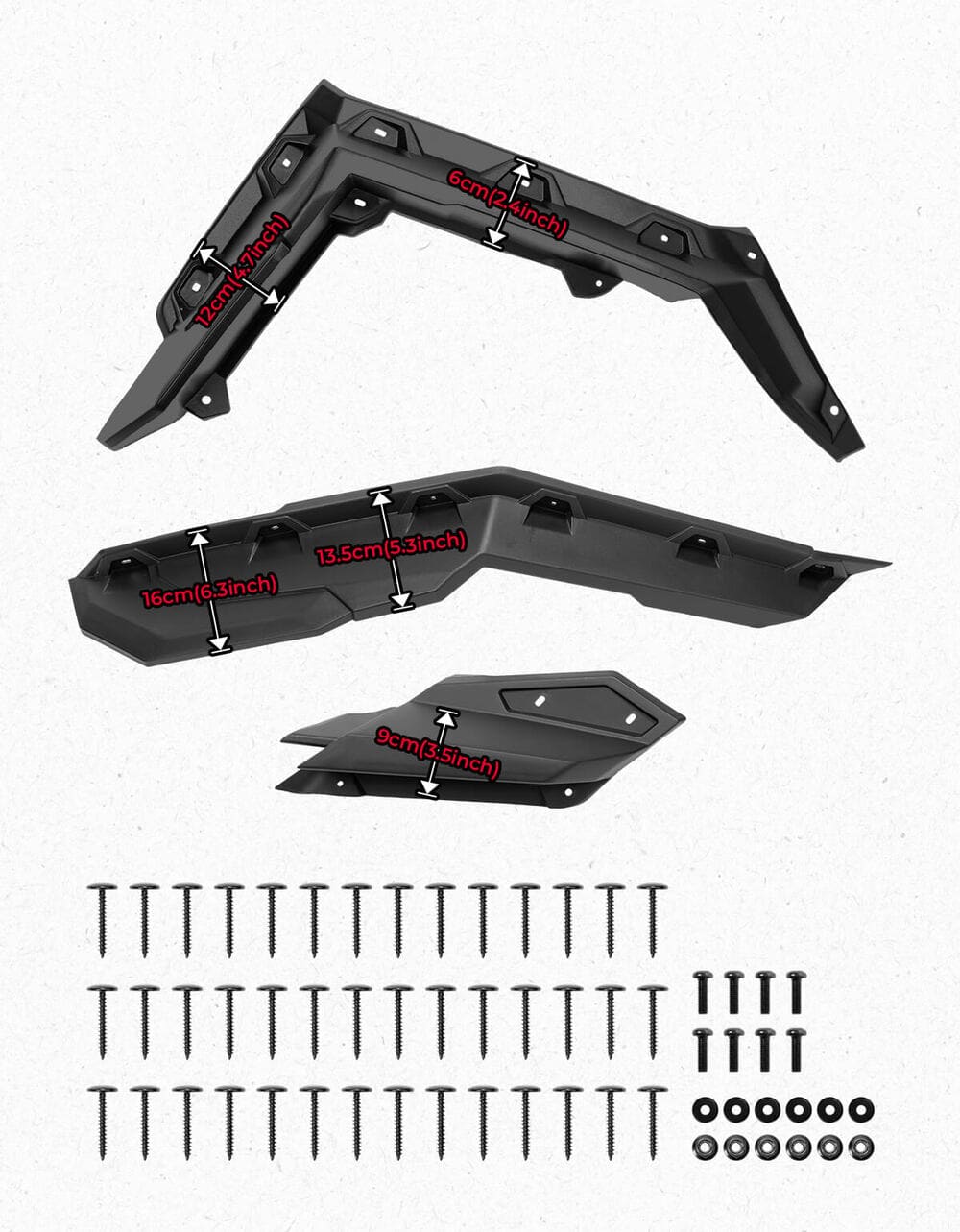 Kemimoto '17-'25 Can-Am Maverick X3 Fender Flares - Image 7