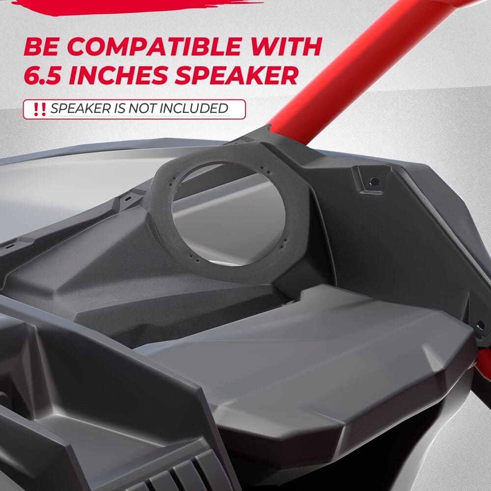 Kemimoto '17-'25 Can-Am Maverick X3 Front Dash Speaker Pods - Image 5