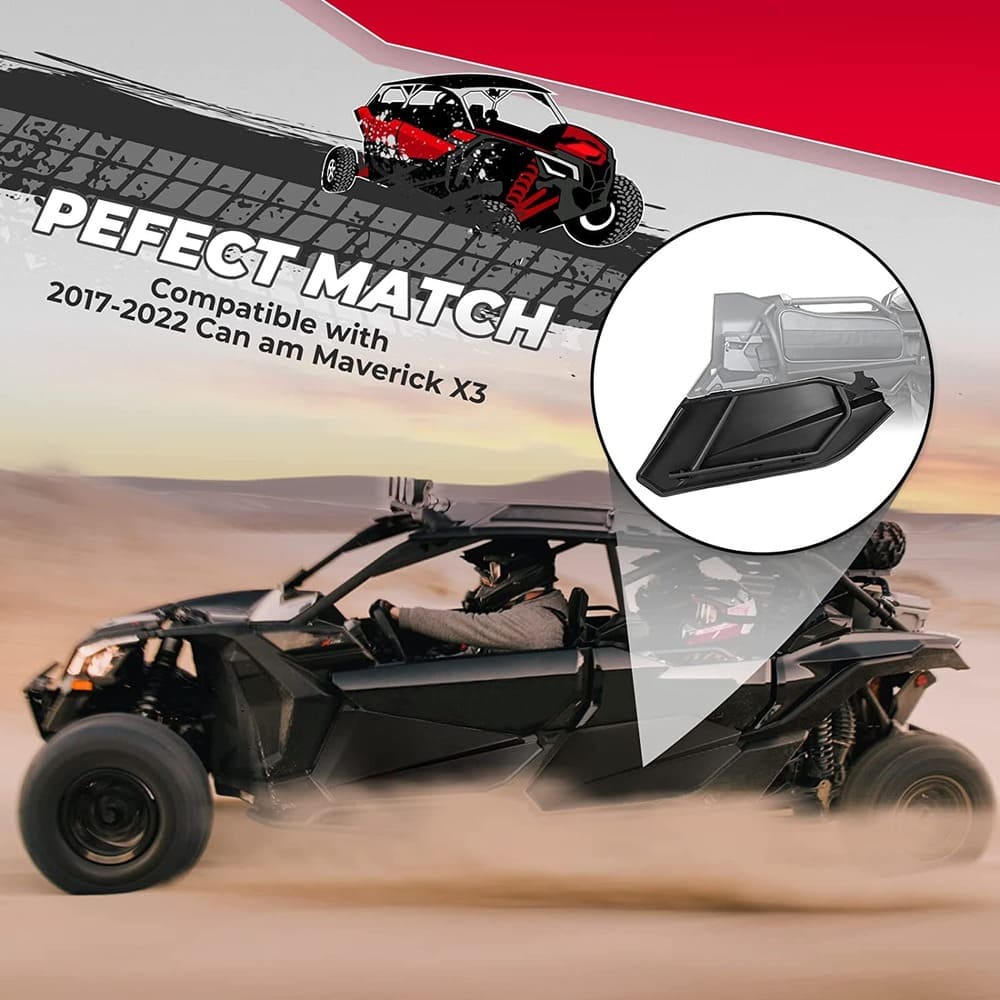 Kemimoto '17-'25 Can-Am Maverick X3 Max Lower Doors Panels w/ Metal Frame - 4 Pcs - Image 5