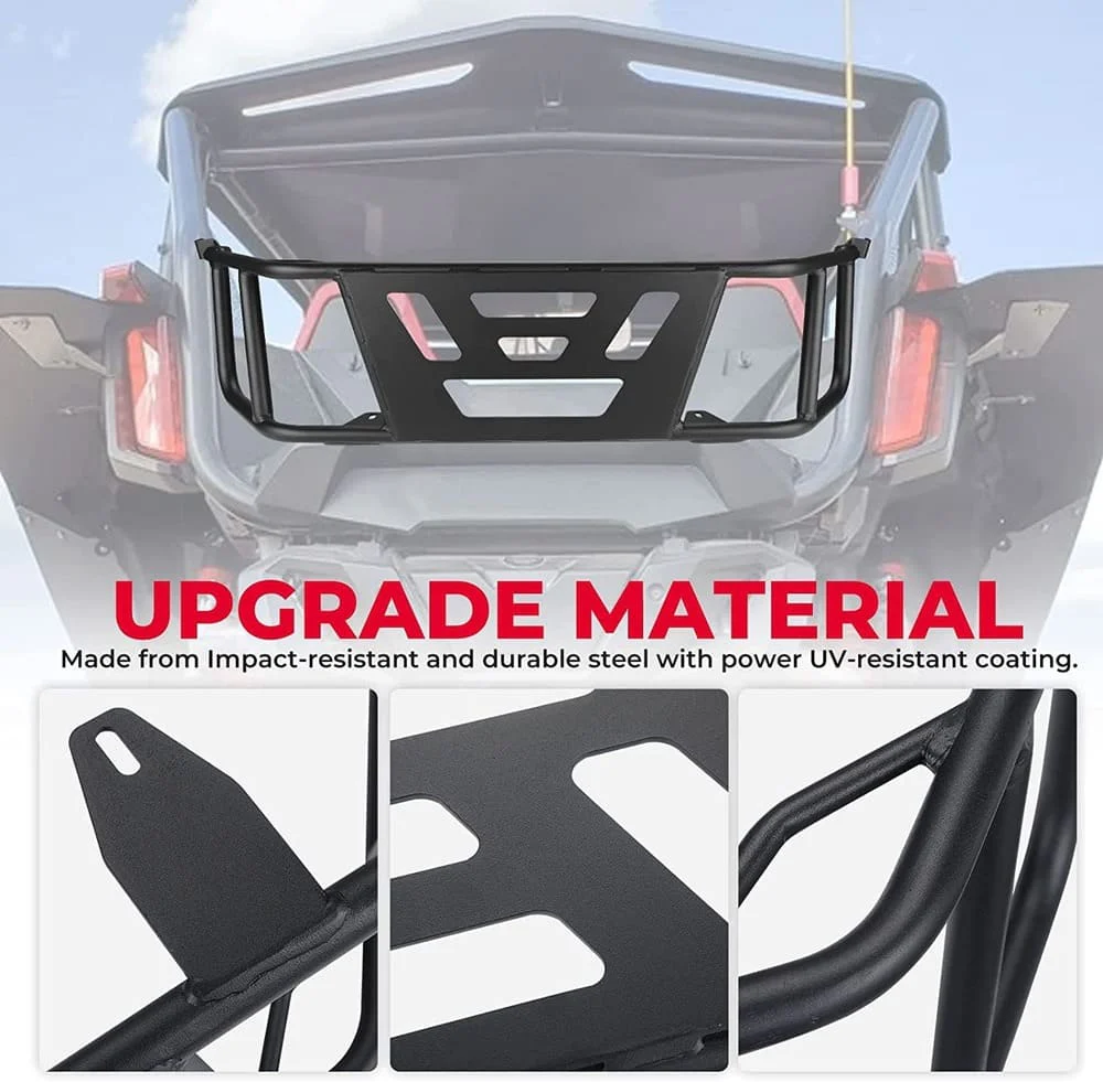 Kemimoto '19-'24 Honda Talon 1000R UTV Bed Enclosure Cargo Tailgate Extender - Image 4