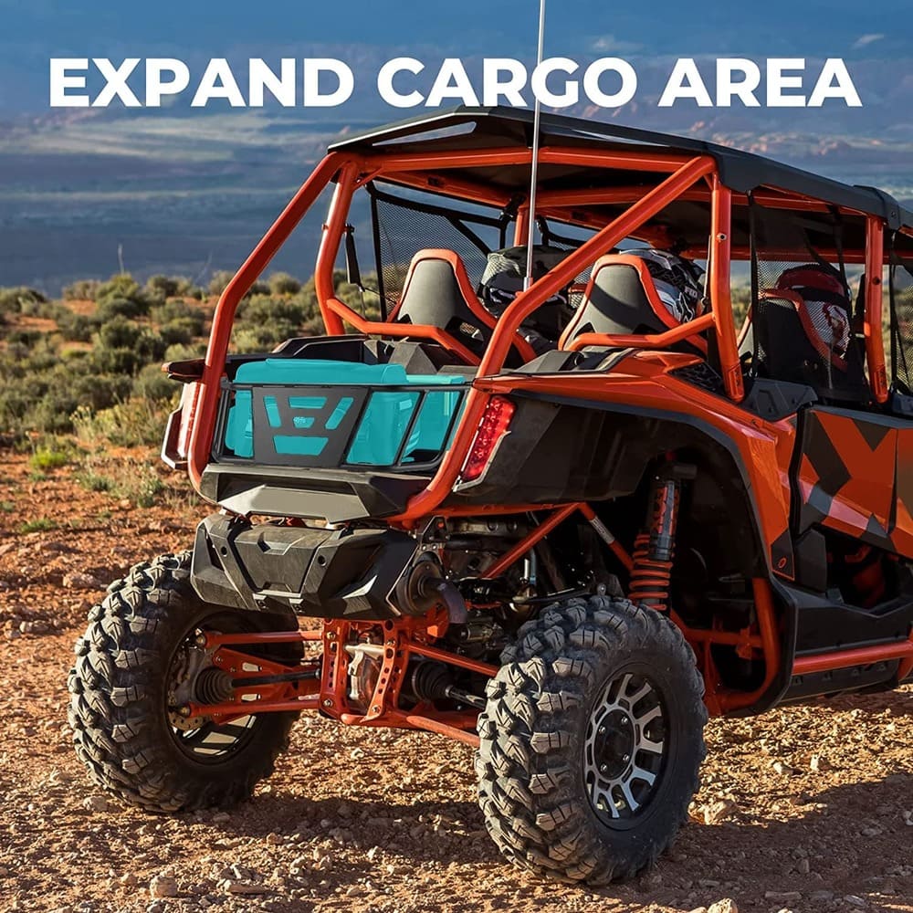 Kemimoto '19-'24 Honda Talon 1000R UTV Bed Enclosure Cargo Tailgate Extender - Image 5