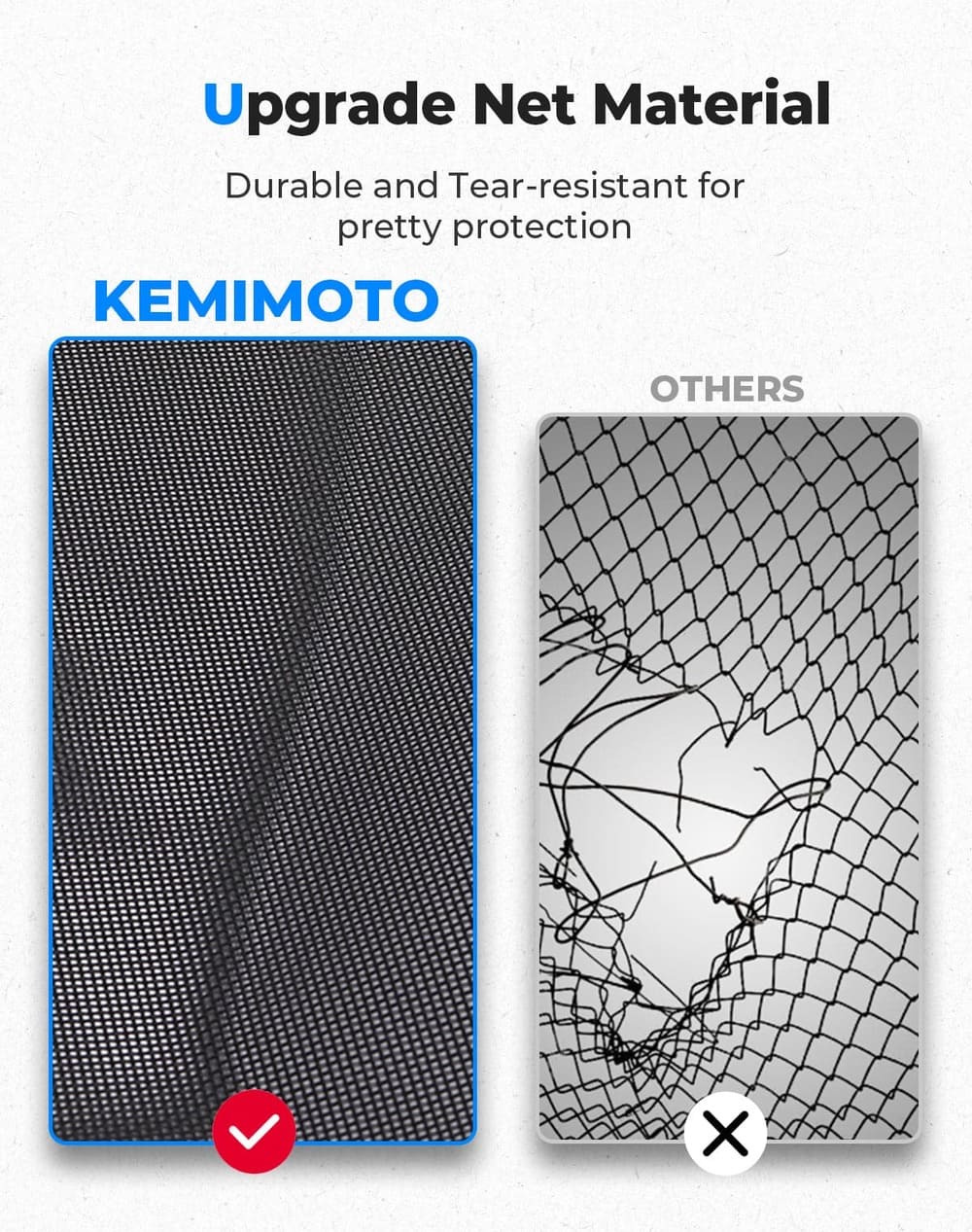 Kemimoto '20-'24 Tracker 800SX & Crew Rear Window Net - Image 6