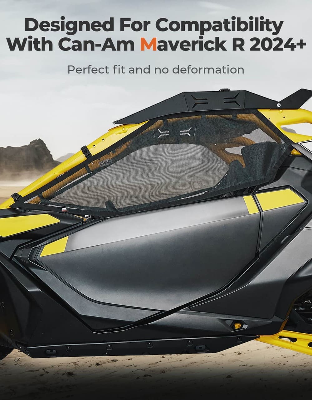 Kemimoto '24+ Can-Am Maverick R Window Nets - Image 5