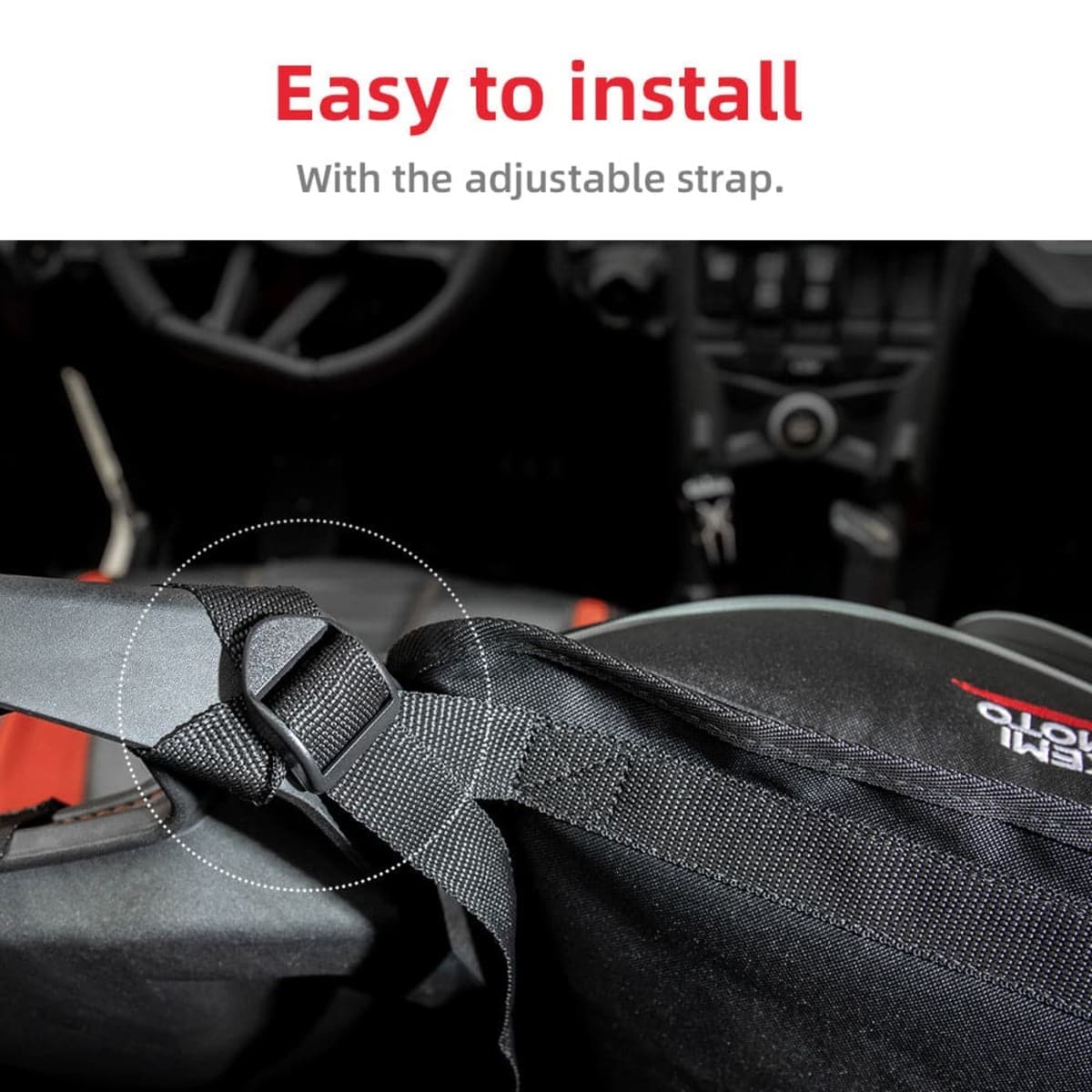 Kemimoto Can-Am Commander 600D Cab Pack Luggage Storage Bag - Image 4