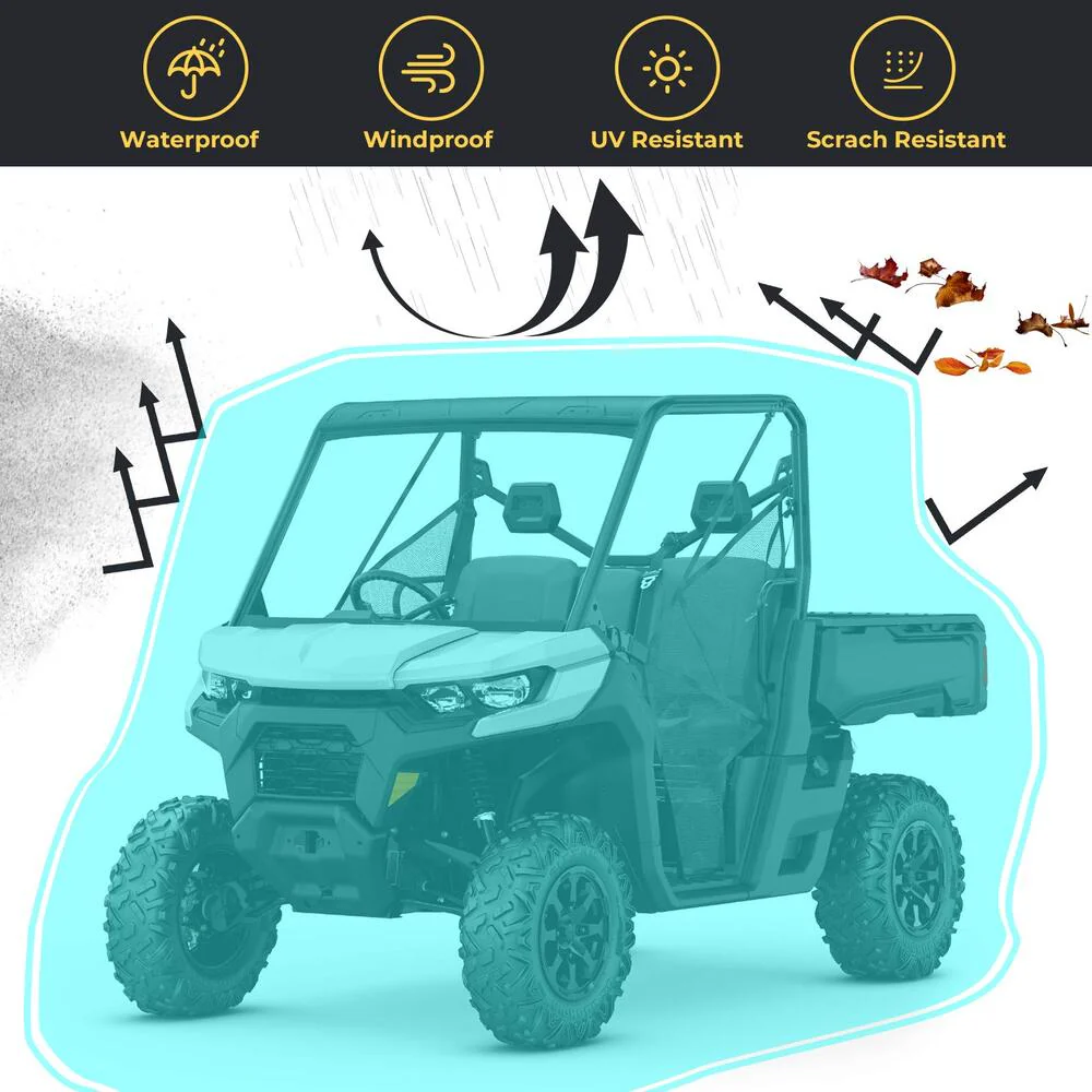 Kemimoto 2-Seater UTV Cover - Image 4