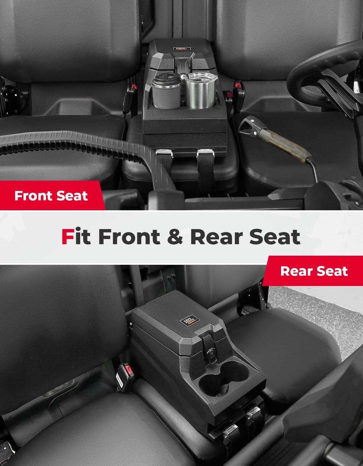 Kemimoto Can-Am Defender HD10/9/8/7/5 Bench Seat Console Armrest Box - Image 3