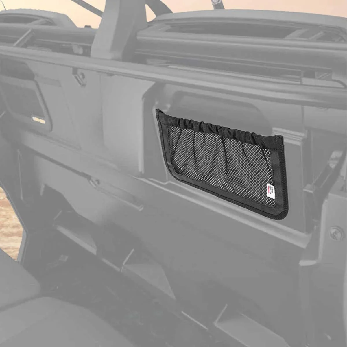 Kemimoto Can-Am Defender Max UTV Backrest Rear Storage Nets