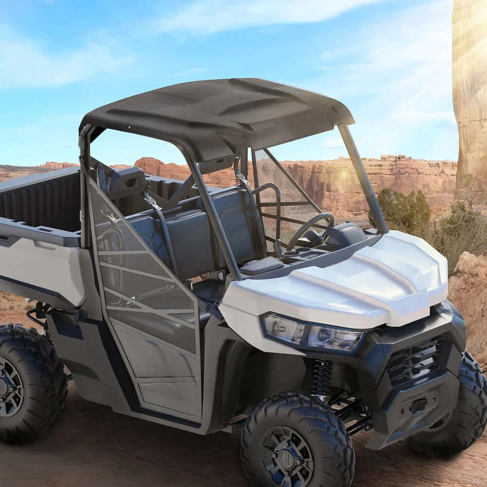 Kemimoto Can-Am Defender Rear Windshield & Hard Roof Top Plastic - Image 2