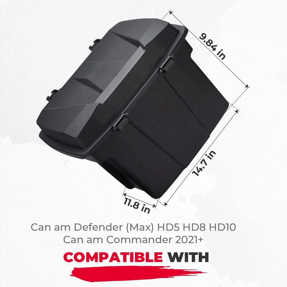 Kemimoto Can-Am Defender Removable Cargo Storage Box - 20L - Image 3