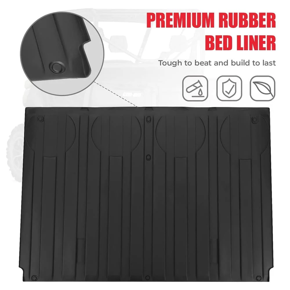 Kemimoto Can-Am Defender TPE Floor Mats & Bed Liner - Image 8