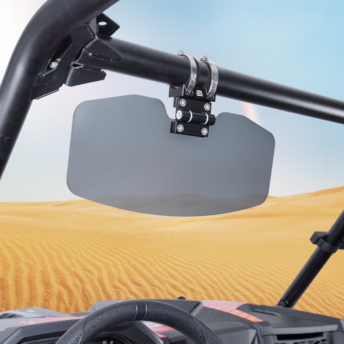 Kemimoto Can Am Maverick 1.5"-2" Roll Bars UTV Sun Visor Side X Side w/Windshield - Image 3