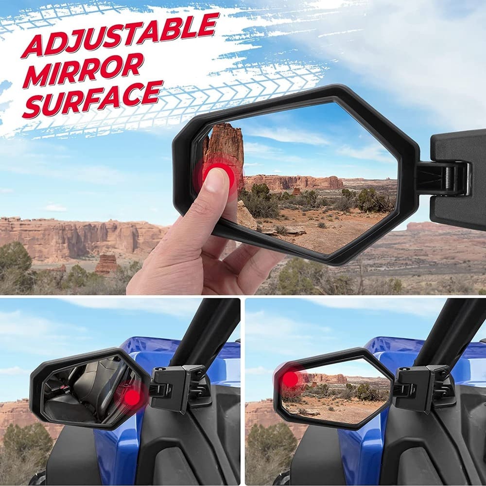 Kemimoto Can-Am Maverick Sport/Trail One Pair Side Mirrors - Image 4