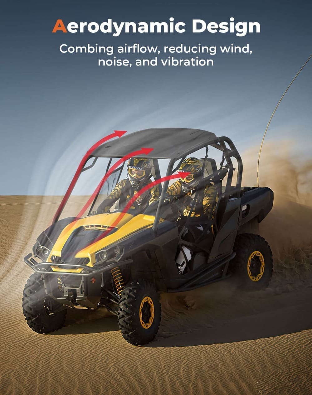 Kemimoto Can-Am Maverick Sport/Trail Upgrade Hard Roof - Image 2