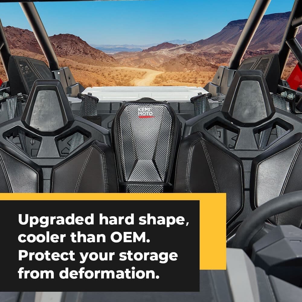 Kemimoto Can-Am Maverick X3 Front Lower Door Inserts & Center Storage Bag - Image 13