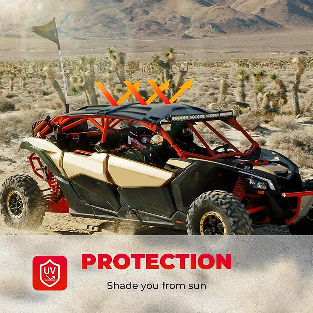 Kemimoto Can-Am Maverick X3 Max Front Bumpers & Hard Roof - Image 13