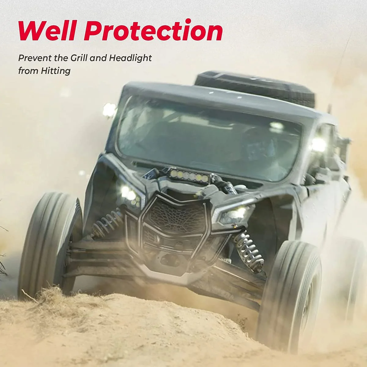 Kemimoto Can-Am Maverick X3 MAX Front Bumpers & Lower Door Inserts - Image 8
