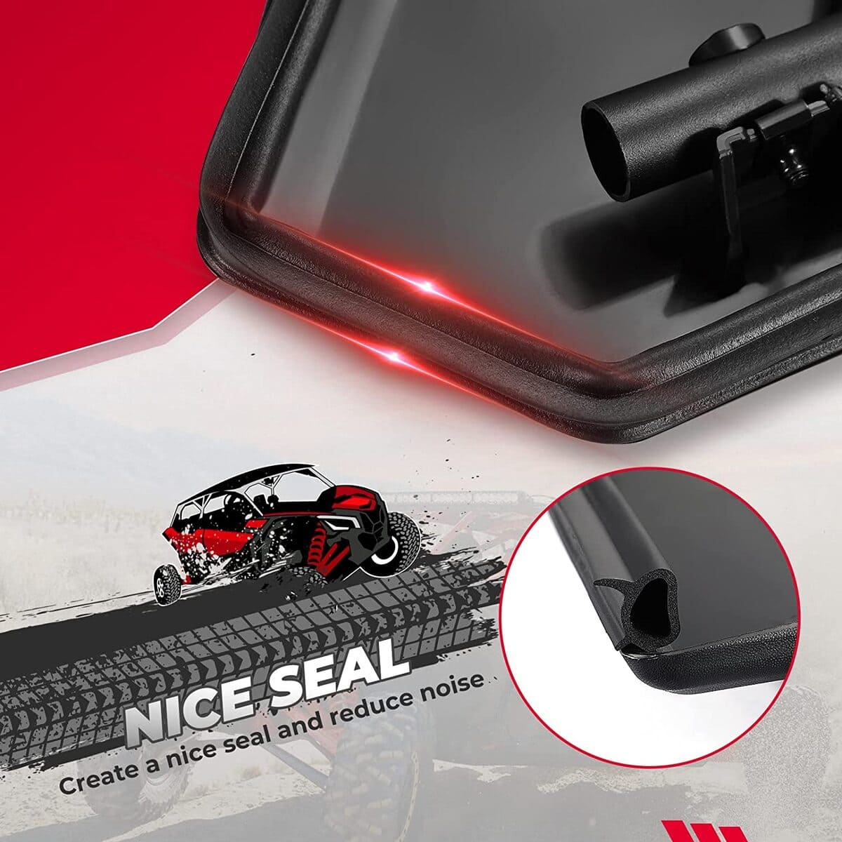 Kemimoto Can-Am Maverick X3 Max Front Lower Doors & Extended Fender Flares - Image 5