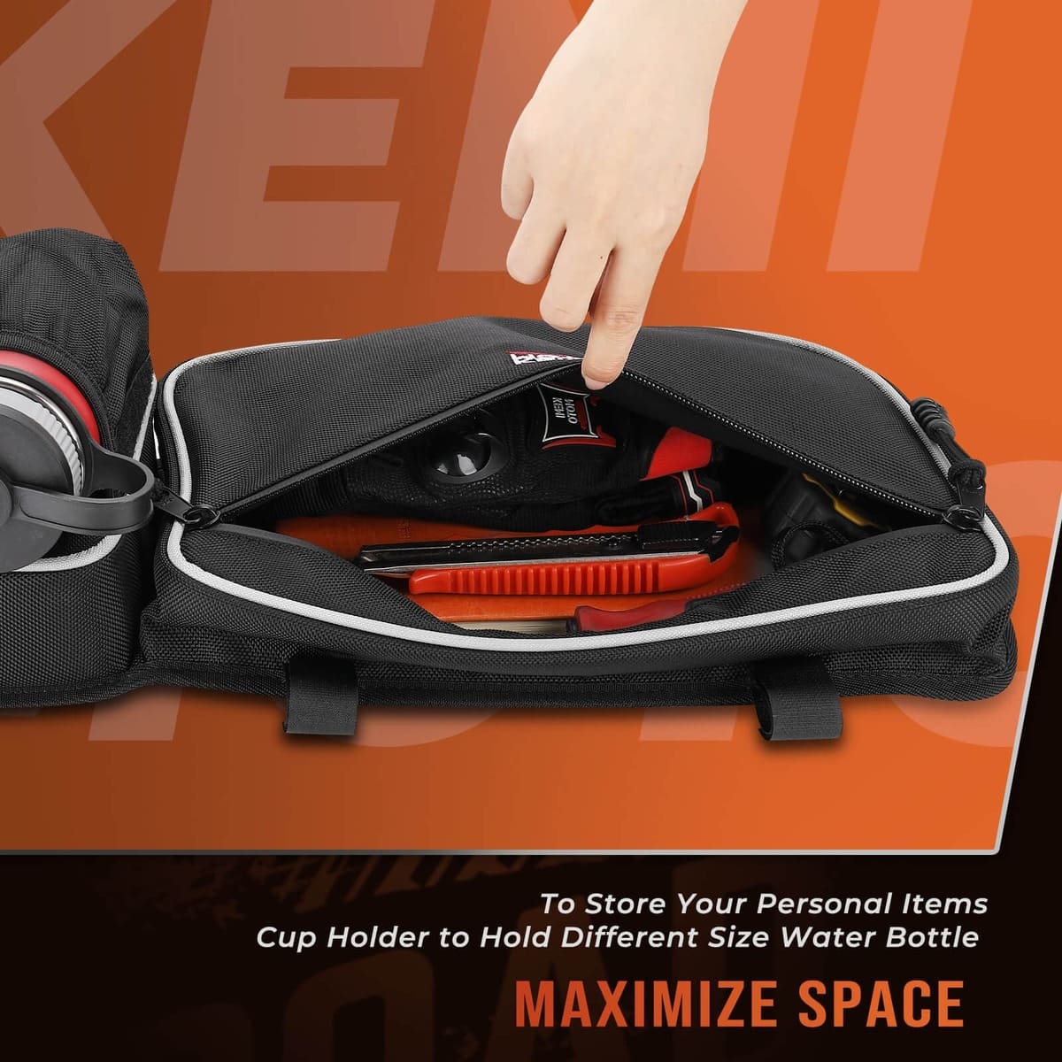 Kemimoto Can-Am Maverick X3 MAX Lower Doors Panels & Door Strorage Bags - Image 5