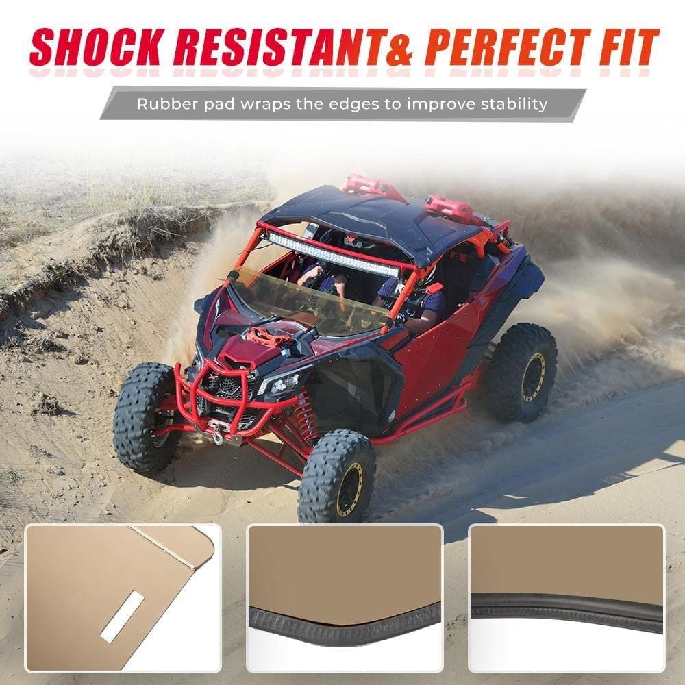 Kemimoto Can-Am Maverick X3 Tinted Half Windshield - Image 2
