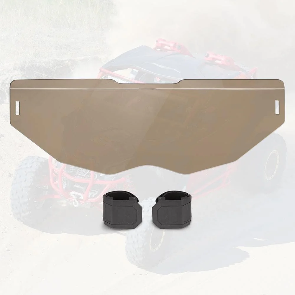Kemimoto Can-Am Maverick X3 Tinted Half Windshield - Image 8