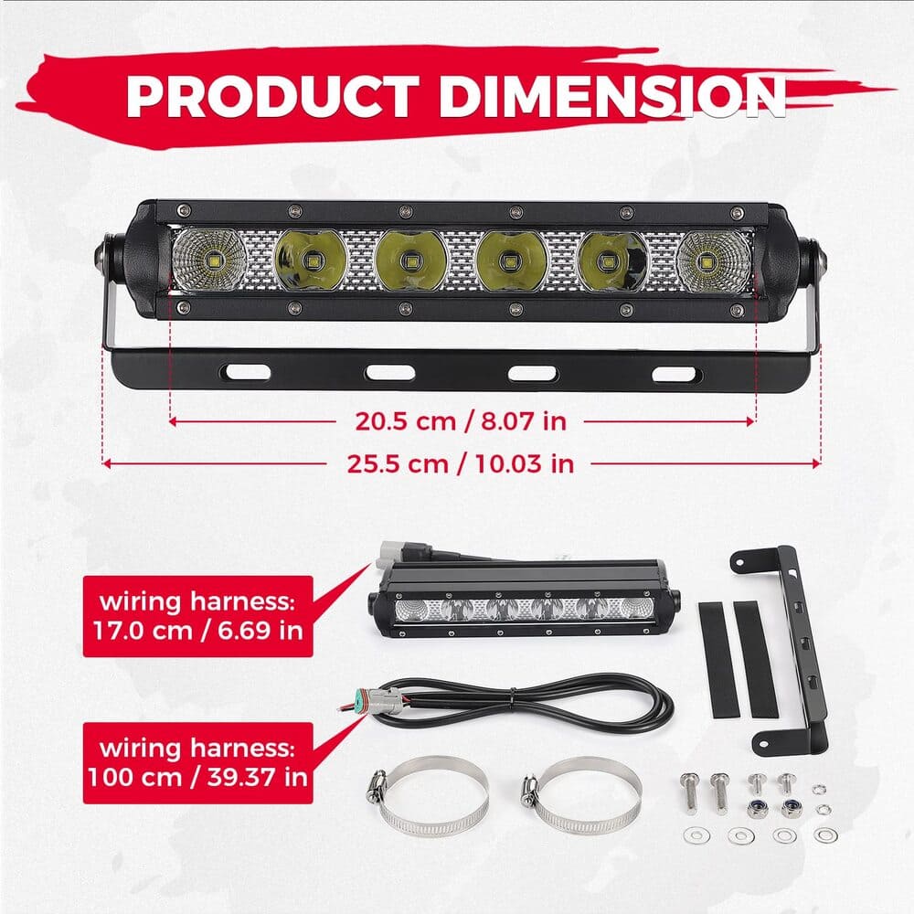 Kemimoto UTV LED Light Bar - Image 7