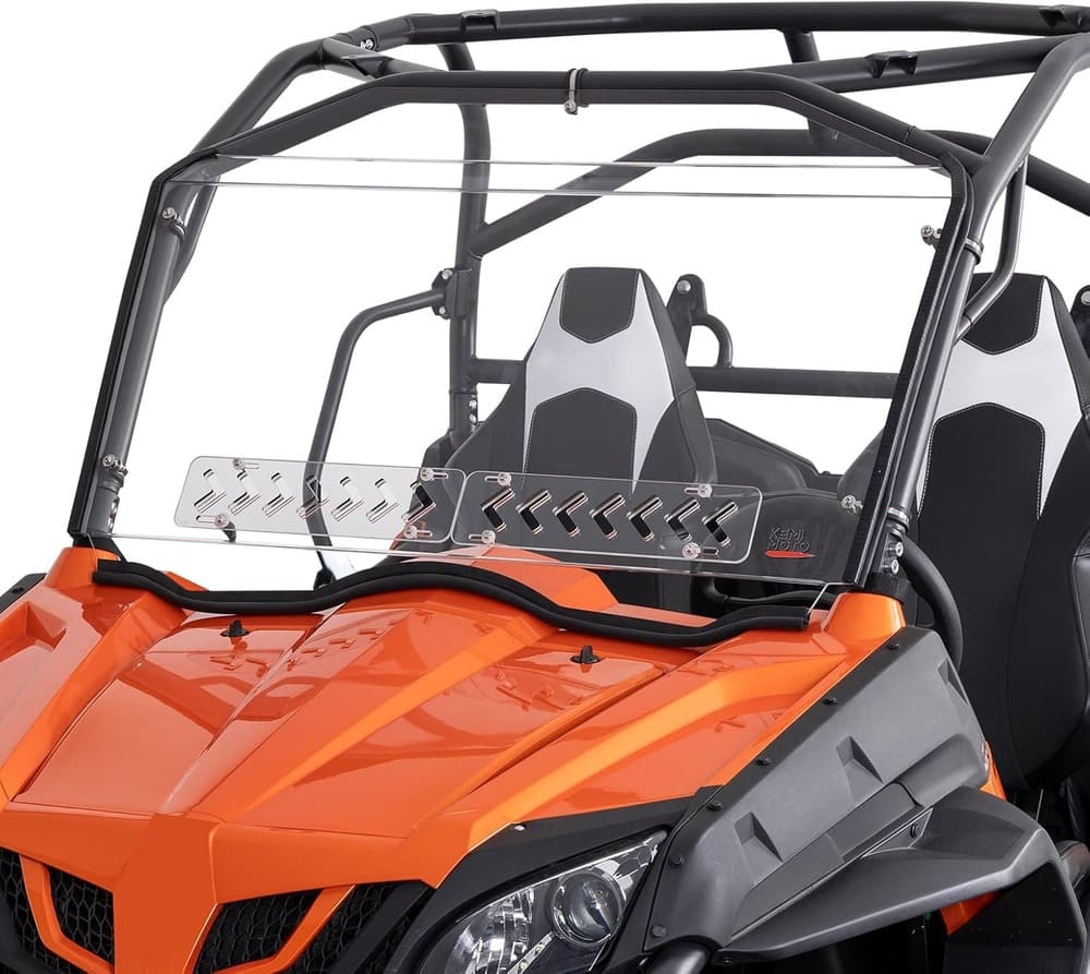 Kemimoto CFMoto ZForce 800/ 1000 Front Windshield w/Sliding Window - Image 4