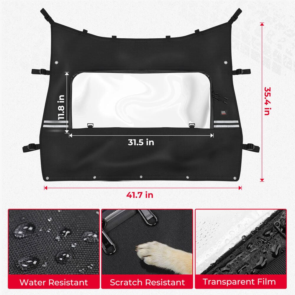 Kemimoto CFMoto ZForce 800/ 1000 Roll Up & Down Rear Windshield - Image 7