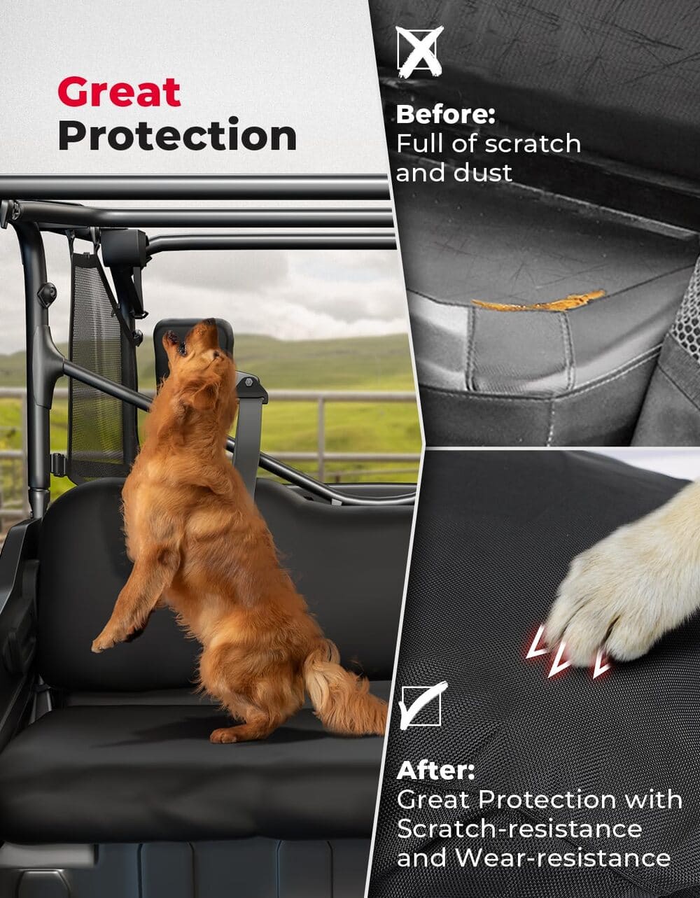 Kemimoto Honda Pioneer 1000 Upgraded Seat Covers - Image 6