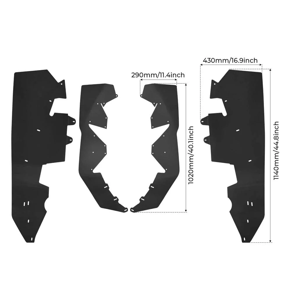 Kemimoto Honda Talon 1000R/1000R Fender Flares - Image 7