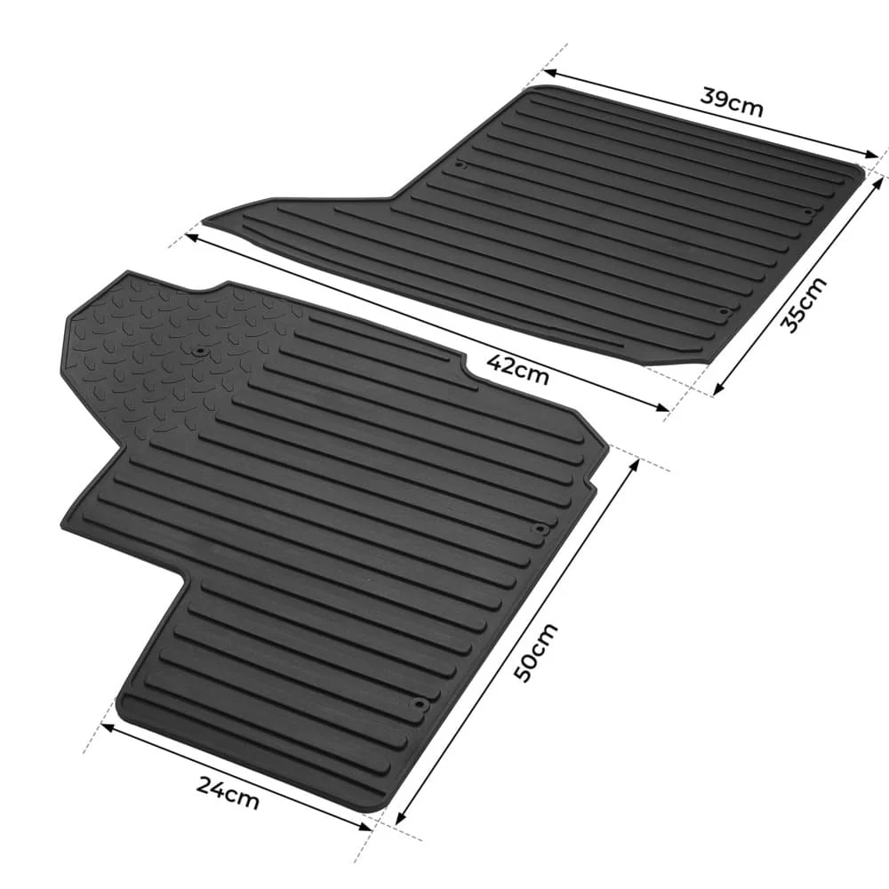 Kemimoto Kawasaki Mule Pro MX Floor Mats - Image 7