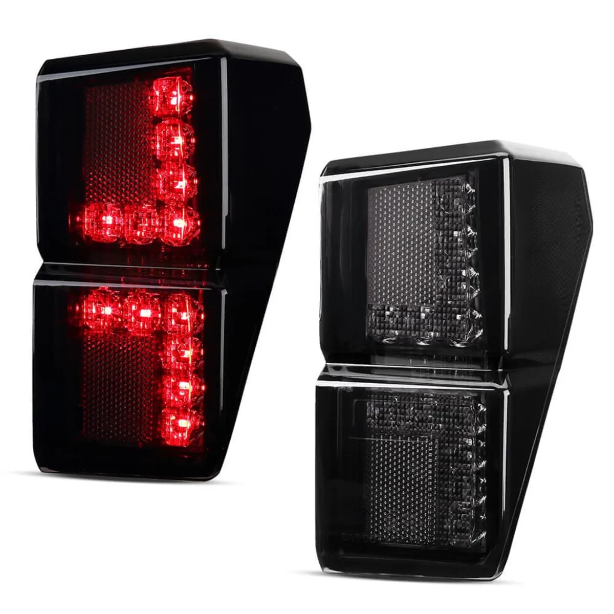 Kemimoto Polaris Ranger XP 1000 Adjustable Side Mirrors & Tail Light - Image 3