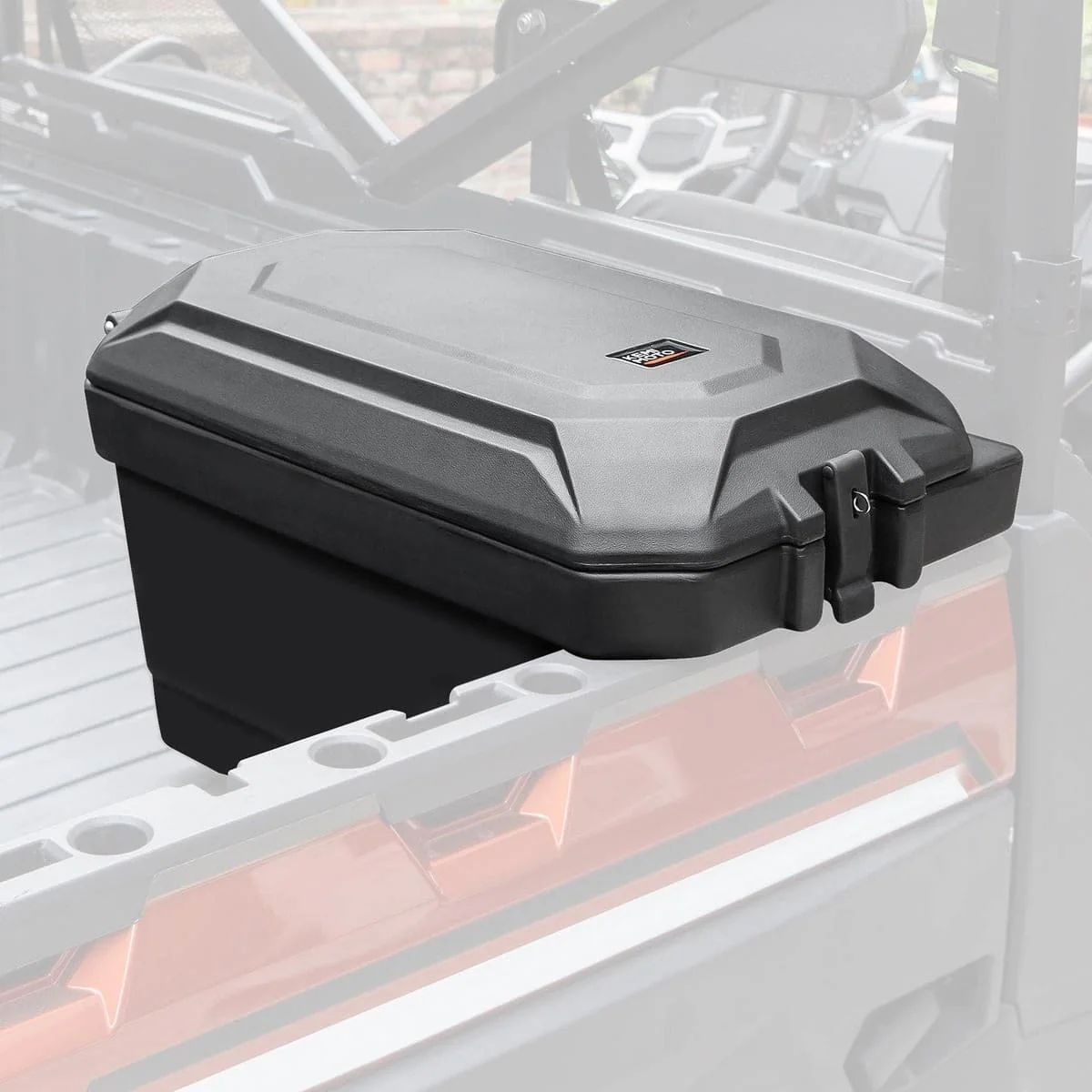Kemimoto Polaris Ranger 45L Waterproof Bed Cargo Box - Passenger Side
