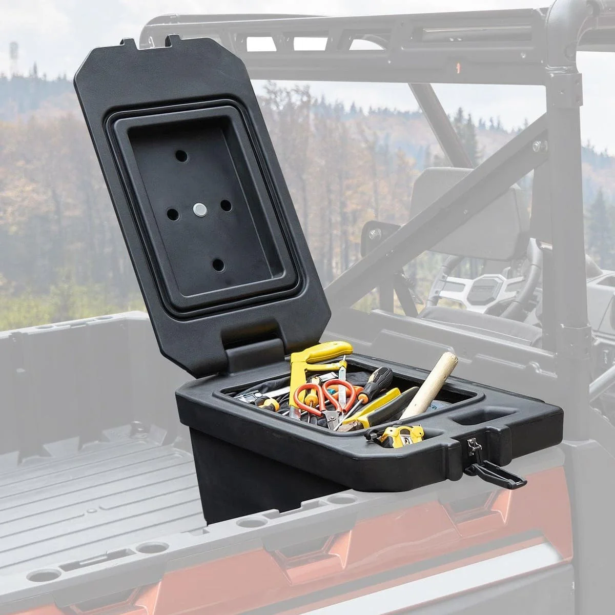 Kemimoto Polaris Ranger 45L Waterproof Bed Cargo Box - Passenger Side - Image 8
