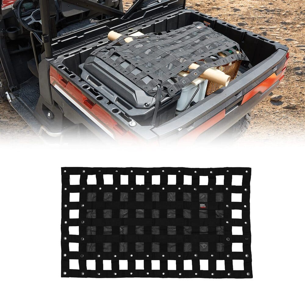 Kemimoto Polaris Ranger Heavy Duty UTV Bed Cargo Net - Image 10