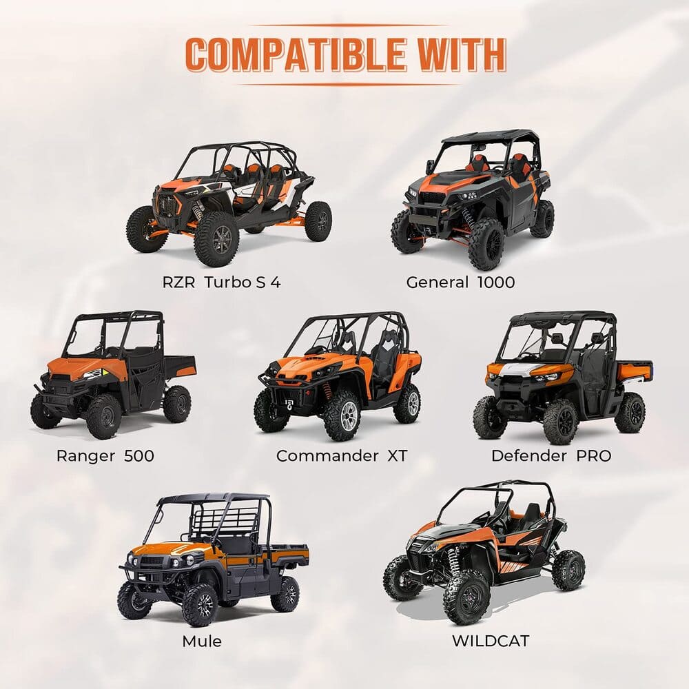 Kemimoto Polaris Ranger Heavy Duty UTV Bed Cargo Net - Image 9