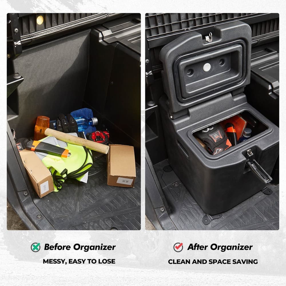 Kemimoto Polaris Ranger XP 1000 Big Size Cargo Box & Under Seat Storage Box - Image 5