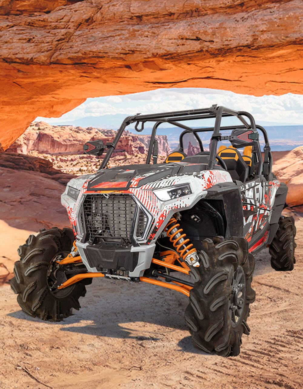 Kemimoto 1.5"-2" UTV Roll Cage Side View Mirrors - Image 9