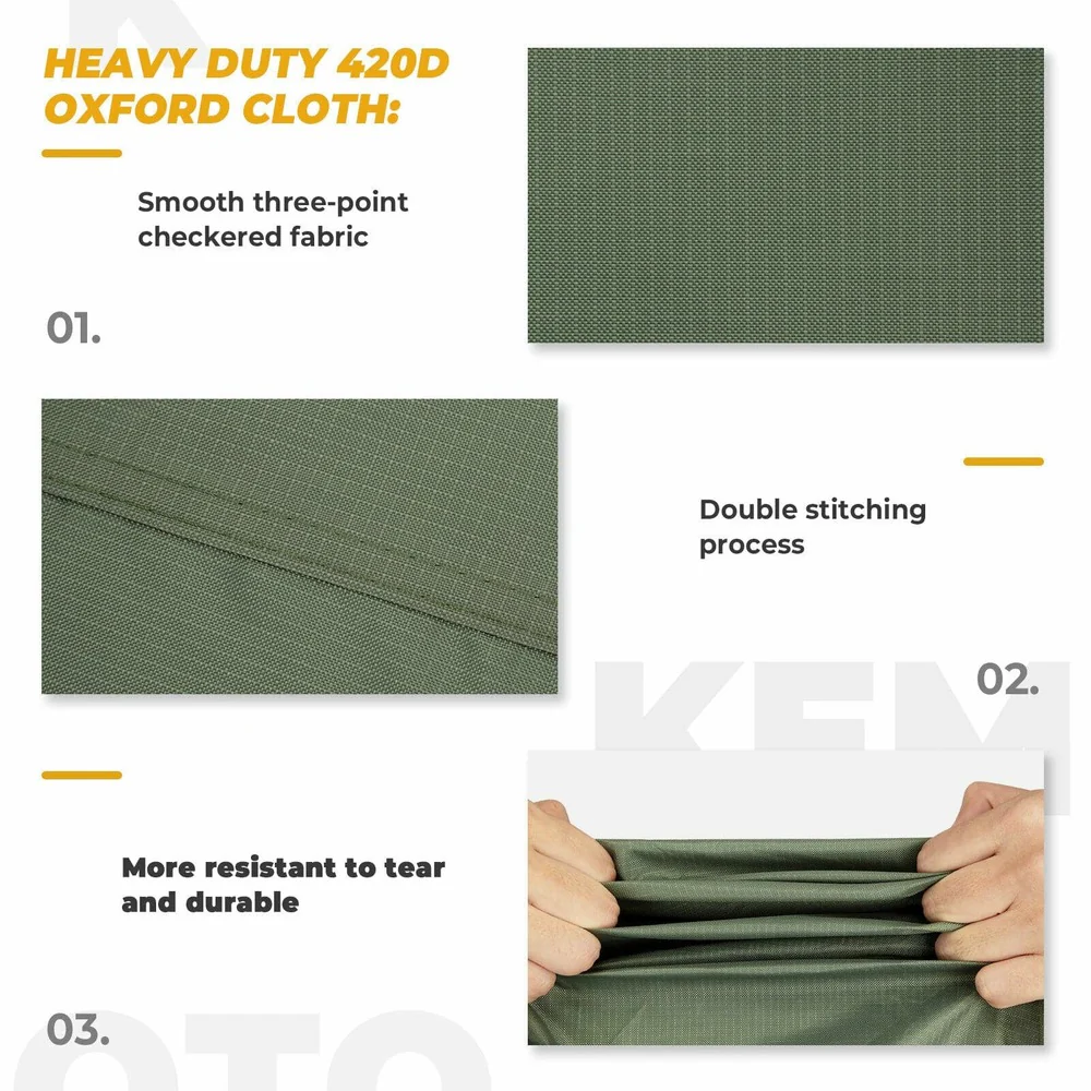 Kemimoto 420D Heavy Duty UTV Storage Cover - Image 2