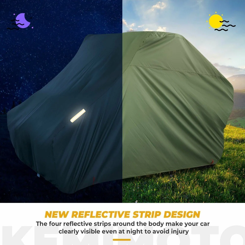 Kemimoto 420D Heavy Duty UTV Storage Cover - Image 6