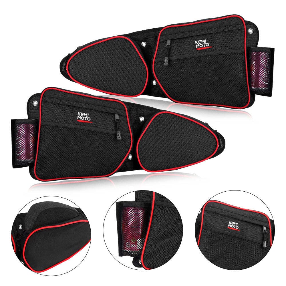 Kemimoto Polaris RZR XP 1000 Sport Roof Top & Front Side Door Bags - Image 2