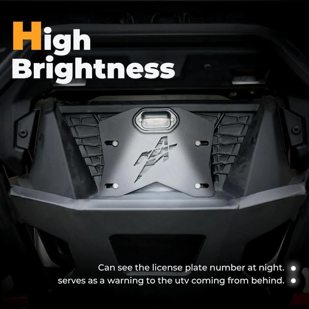 Kemimoto Universal LED License Plate Bracket Kit - Image 5
