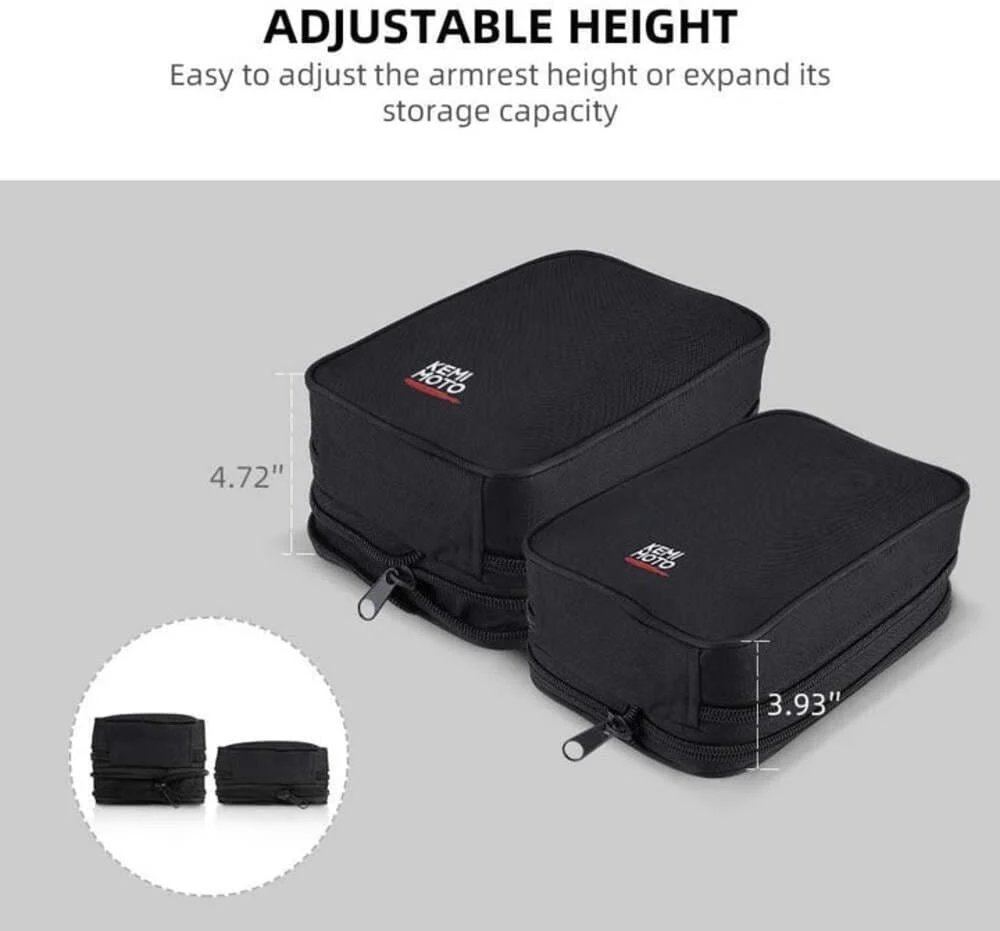 Kemimoto Polaris RZR XP 1000 UTV Armrest Safe 1680D High-Density Storage Bag - Image 7