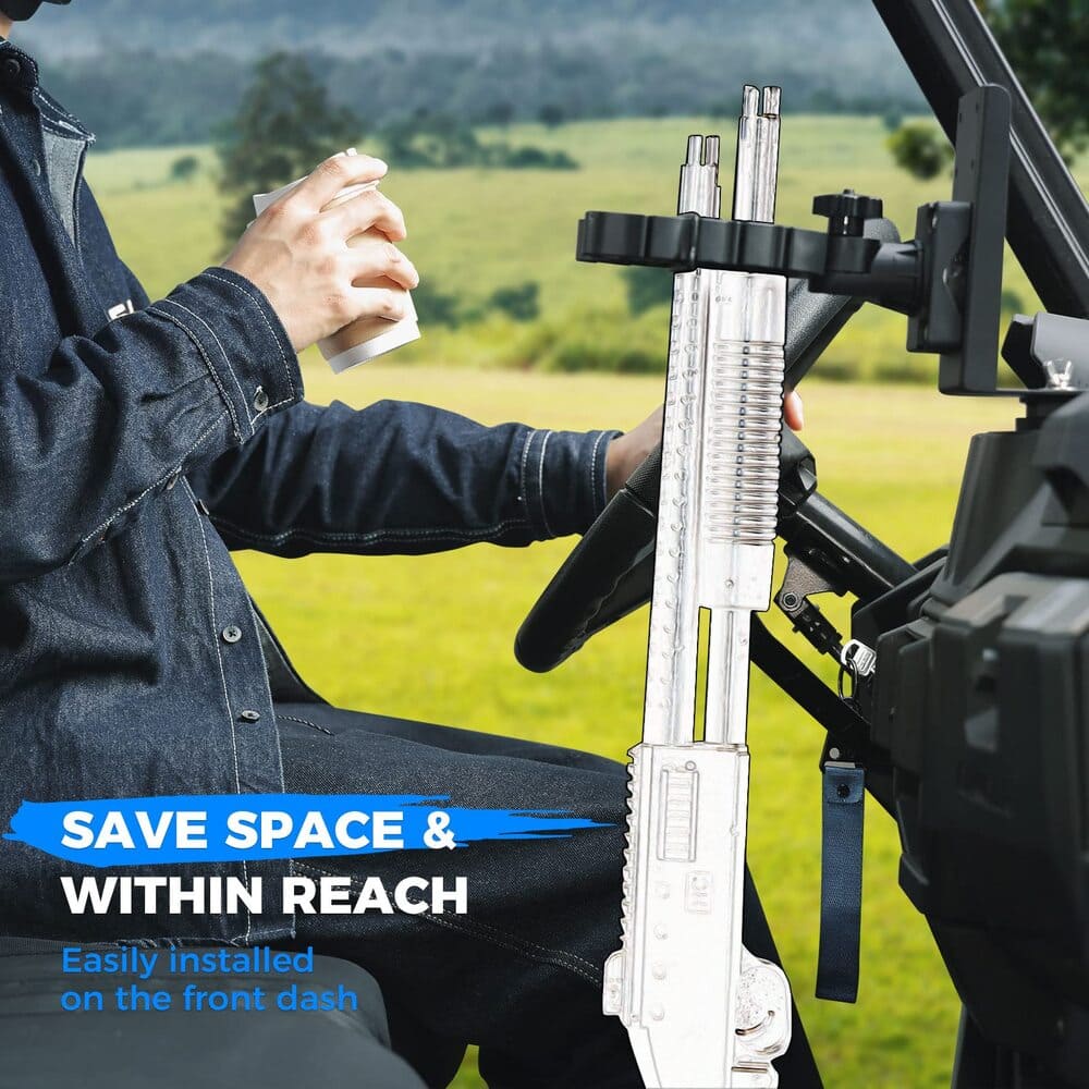 Kemimoto Polaris UTV Rifle Gun Holder - Image 2