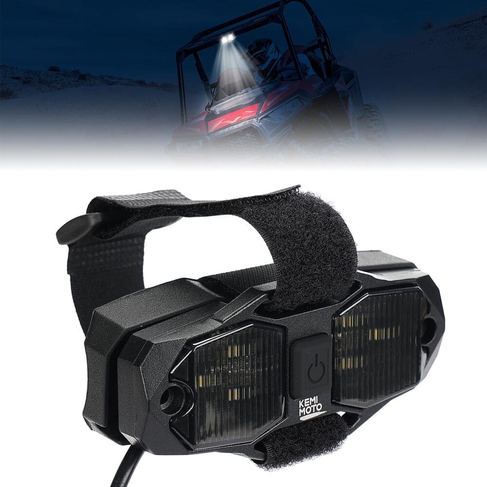 Kemimoto Universal Cab Roll Cage Waterproof LED Light - Image 2
