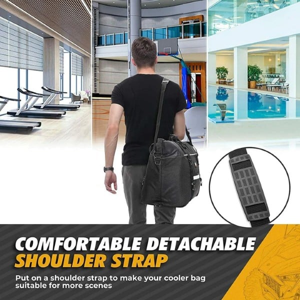 Kemimoto Universal UTV Insulated Mountable Cooler Rear Bag - Image 6