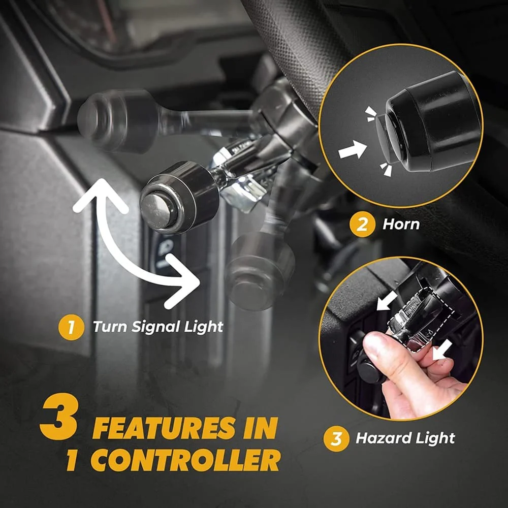 Kemimoto Universial UTV 105D Horn & Turn Signal Kit - Image 3
