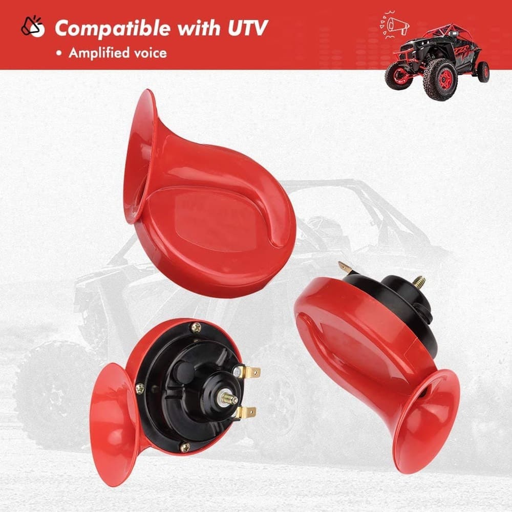 Kemimoto UTV 12V Universal Rocker Switch Horn Kit - Image 4